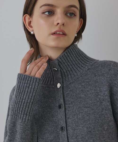 Diagram（ダイアグラム）の「ウールオーバーニットトップ（ニット/セーター・レディース・ピンク/キナリ/グレー・36）」の15枚目の写真