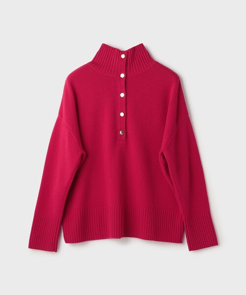 Diagram（ダイアグラム）の「ウールオーバーニットトップ（ニット/セーター・レディース・ピンク/キナリ/グレー・36）」の20枚目の写真