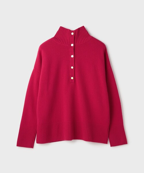 Diagram（ダイアグラム）の「ウールオーバーニットトップ（ニット/セーター・レディース・ピンク/キナリ/グレー・36）」の22枚目の写真