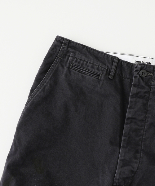 BOW WOW(バウワウ)の「BOWWOW / バウワウ SMU STAINED WORK TROUSERS(チノパンツ・メンズ・ブラック・MEDIUM/LARGE/X-LARGE)」の3枚目の写真
