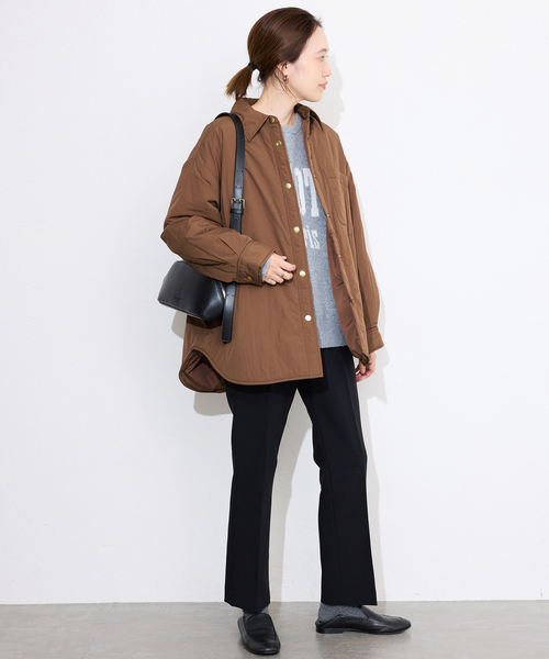 吸湿発熱》TOPTHERMOシャツブルゾン（その他アウター）｜SLOBE IENA