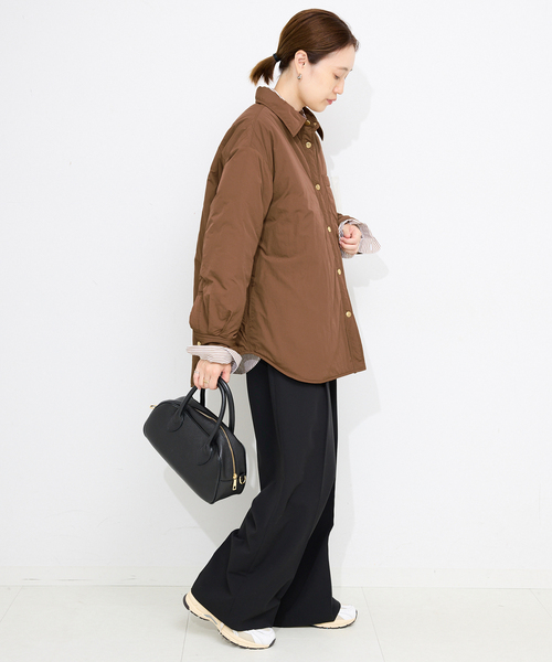 吸湿発熱》TOPTHERMOシャツブルゾン（その他アウター）｜SLOBE IENA