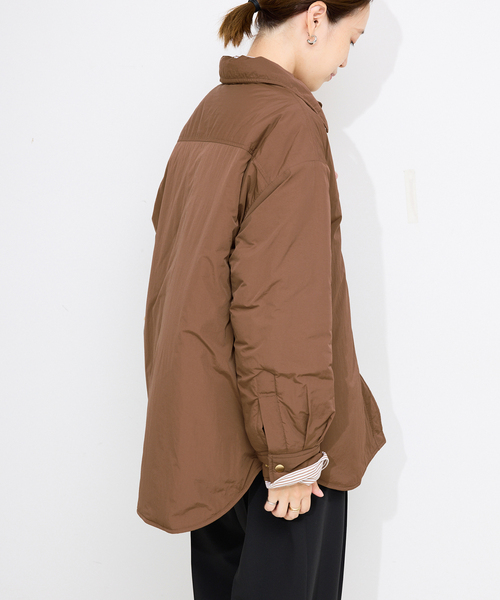 【SLOBE IENA】TOPTHERMOシャツブルゾン SLOBE IENA｜《吸湿発熱》TOPTHERMOシャツブルゾン | Rakuten Fashion