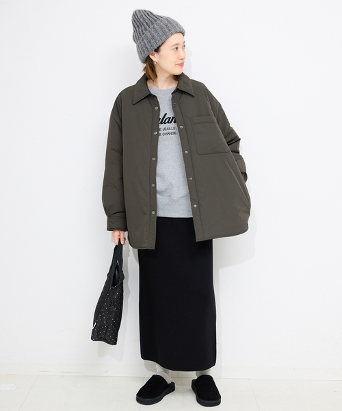 吸湿発熱》TOPTHERMOシャツブルゾン（その他アウター）｜SLOBE IENA