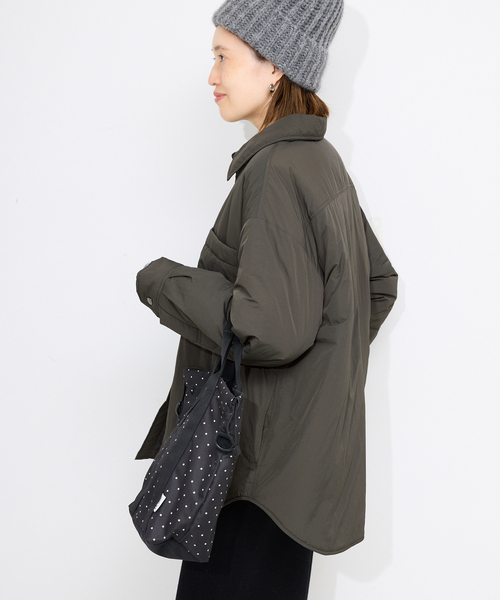 吸湿発熱》TOPTHERMOシャツブルゾン（その他アウター）｜SLOBE IENA