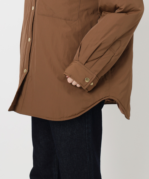 【SLOBE IENA】TOPTHERMOシャツブルゾン 吸湿発熱》TOPTHERMOシャツブルゾン（その他アウター）｜SLOBE IENA