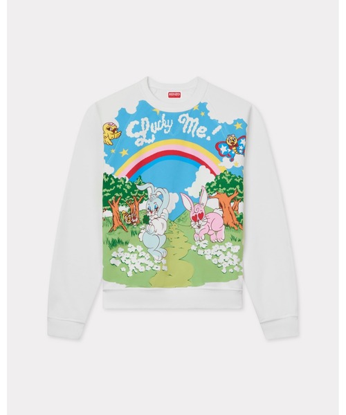 【期間限定価格】KENZO 花柄 スウェット ホワイト S 新品未使用】KENZO ケンゾー スウェットトレーナー ホワイト花柄