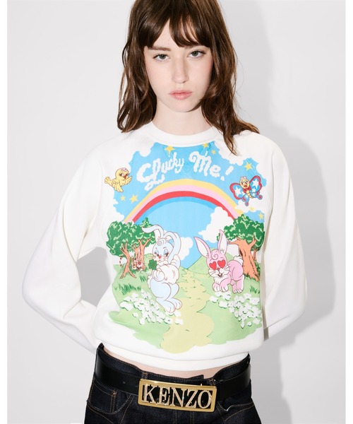 【希少】 ケンゾーkenzoスウェット 人気 一点物 入手困難 KENZO (ケンゾー) トレーナー タイガー刺繍 クルーネック