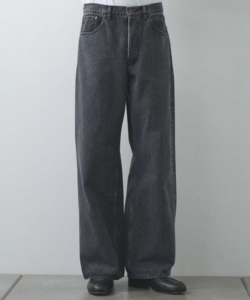 【marka】1TUCK JEANS ワイドデニム markaware（マーカウェア）の「1 TUCK WIDE JEANS（デニムパンツ