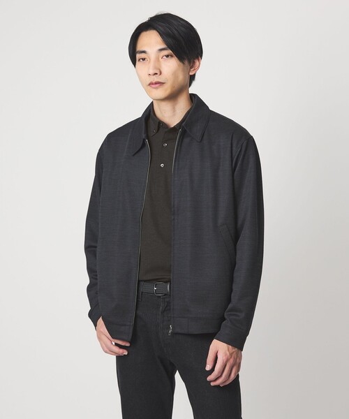 green label relaxing(グリーンレーベルリラクシング)の「M/DY ボタンダウン 長袖 ポロシャツ(ポロシャツ・メンズ・ネイビー/ダークグレー・L/XL/S/M)」の3枚目の写真