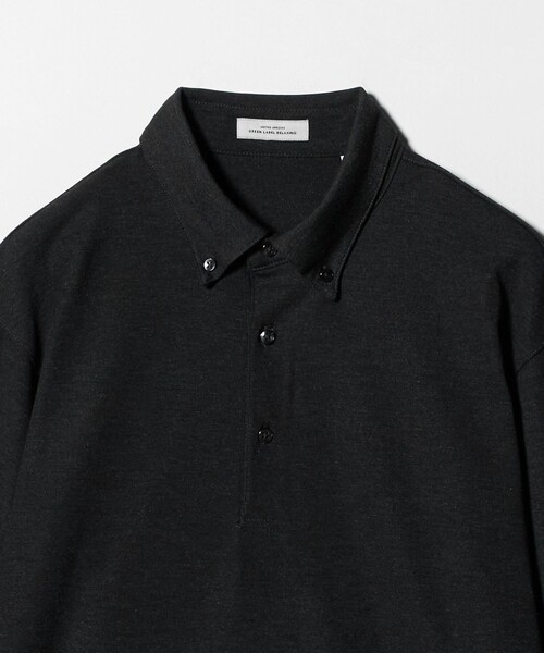 green label relaxing(グリーンレーベルリラクシング)の「M/DY ボタンダウン 長袖 ポロシャツ(ポロシャツ・メンズ・ネイビー/ダークグレー・L/XL/S/M)」の18枚目の写真