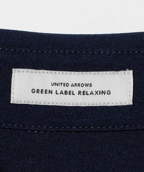 green label relaxing(グリーンレーベルリラクシング)の「M/DY ボタンダウン 長袖 ポロシャツ(ポロシャツ・メンズ・ネイビー/ダークグレー・L/XL/S/M)」の20枚目の写真