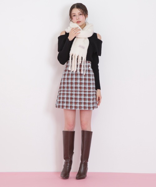 ジル バイ ジルスチュアート JILL by JILLSTUART ストール マフラー ループヤーンフラッフィーストール  レディース ブランド 正規品 新品 ギフト プレゼント 人気 おすすめ 誕生日 記念日 クリスマス 送料無料 ラッピング無料 ◇ループヤーンフラッフィーストール/マフラー ギフト/プレゼント