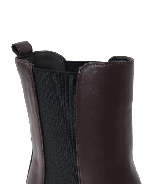 a.v.v（アーヴェヴェ）の「サイドゴアブーツ（ブーツ・レディース・ブラック/ブラウン・23.5/24.5/22.5）」の3枚目の写真