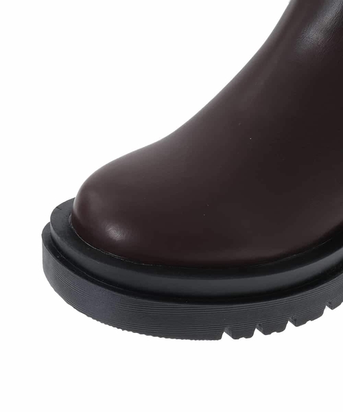 a.v.v（アーヴェヴェ）の「サイドゴアブーツ（ブーツ・レディース・ブラック/ブラウン・23.5/24.5/22.5）」の5枚目の写真