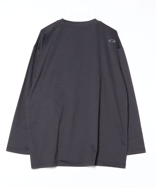 OAKLEY(オークリー)の「オークリー FGL SCRATCH LS TEE 4.7/Tシャツ/吸汗速乾/ストレッチ/UPF50+/ロンT/ロングスリーブ/アウトドア/OAKLEY(Tシャツ/カットソー・メンズ・ベージュ/ブラック・XL/L/M/S)」の3枚目の写真