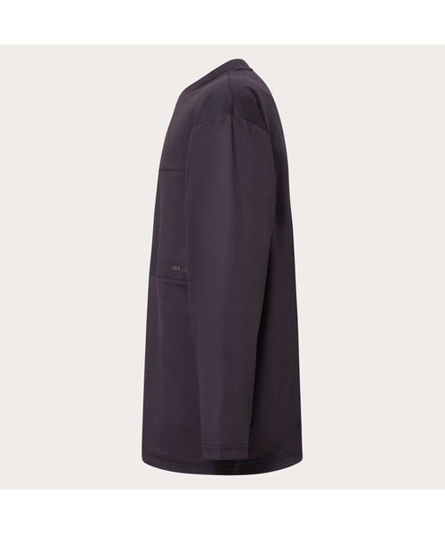 OAKLEY(オークリー)の「オークリー FGL SCRATCH LS TEE 4.7/Tシャツ/吸汗速乾/ストレッチ/UPF50+/ロンT/ロングスリーブ/アウトドア/OAKLEY(Tシャツ/カットソー・メンズ・ベージュ/ブラック・XL/L/M/S)」の4枚目の写真