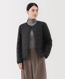 無印良品 | 婦人 軽量ダウンポケッタブルノーカラージャケット(ダウンジャケット/コート)