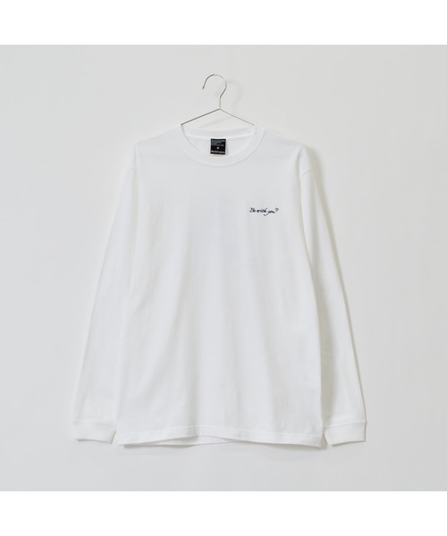 DOUBLE STEAL(ダブルスティール)の「カップルイラストロンT(Be with you)(Tシャツ/カットソー・メンズ・ホワイト/ブラック/アッシュグレー・LARGE/MEDIUM)」の9枚目の写真