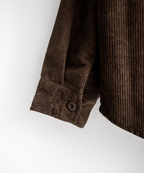 セール】【セットアップ】オーバーサイズコーデュロイ CPOシャツ