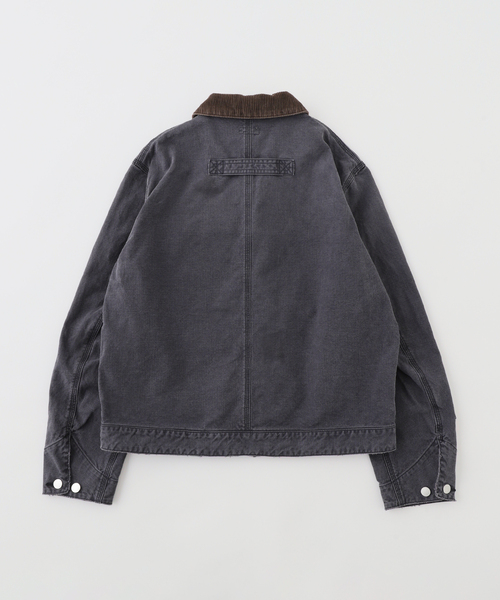 Jieda(ジエダ)の「JIEDA / ジエダ DUCK DAMAGE ZIP JACKET(ブルゾン・メンズ・ブラウン/ブラック・2/1)」の3枚目の写真