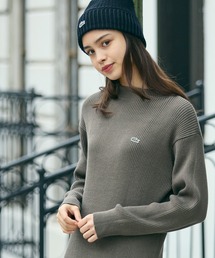 LACOSTE | ローウエストリブニットドレス / フレアワンピース(ワンピース)