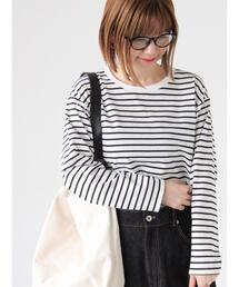 Lugnoncure | 無地/ボーダー天竺トップス(その他トップス)
