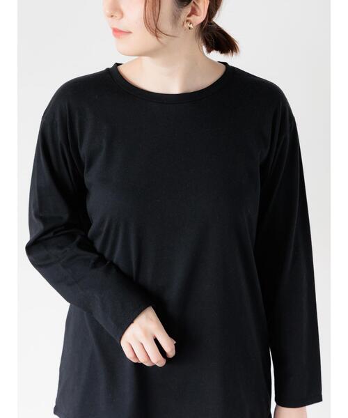 Lugnoncure（ルノンキュール）の「無地/ボーダー天竺トップス（その他トップス・レディース・ブラック/オフホワイト/ホワイト・F）」の11枚目の写真