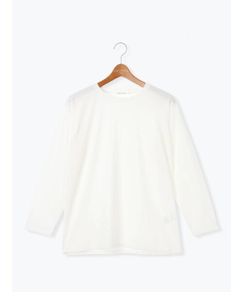 Lugnoncure（ルノンキュール）の「無地/ボーダー天竺トップス（その他トップス・レディース・ブラック/オフホワイト/ホワイト・F）」の14枚目の写真