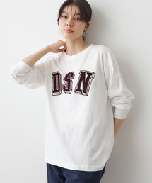 【ユニセックス/洗える】ビッグロゴロンT