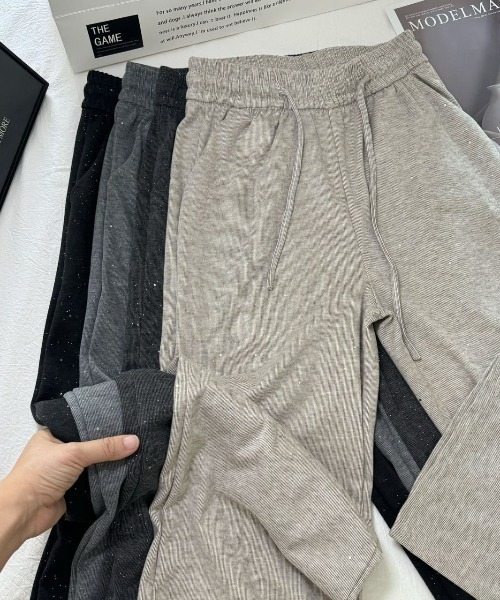 REBALANCE（リバランス）の「キラキラスウェットパンツ（スウェットパンツ・レディース・C/A/B/D・LARGE/MEDIUM）」の11枚目の写真