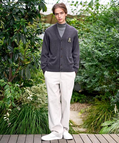 DRESSTERIOR(ドレステリア)の「ウォッシャブル エンブレムカーディガン(カーディガン/ボレロ・メンズ・ブラック/ダークグレー・90/94/92/91)」の3枚目の写真