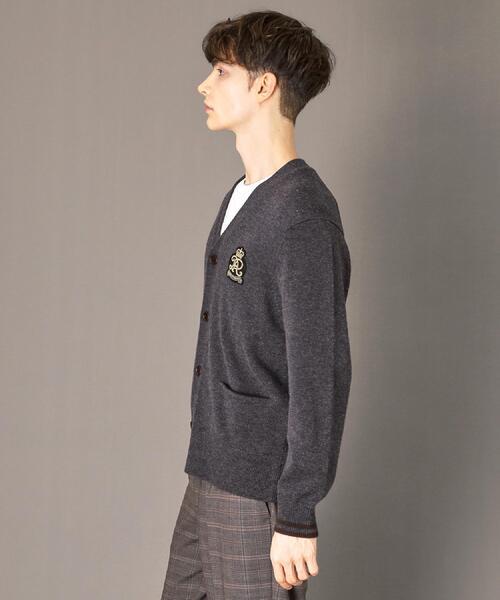 DRESSTERIOR(ドレステリア)の「ウォッシャブル エンブレムカーディガン(カーディガン/ボレロ・メンズ・ブラック/ダークグレー・90/94/92/91)」の11枚目の写真