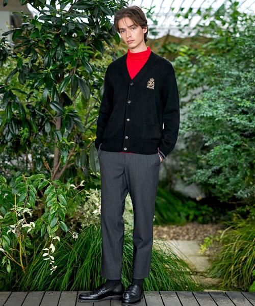 DRESSTERIOR(ドレステリア)の「ウォッシャブル エンブレムカーディガン(カーディガン/ボレロ・メンズ・ブラック/ダークグレー・90/94/92/91)」の15枚目の写真