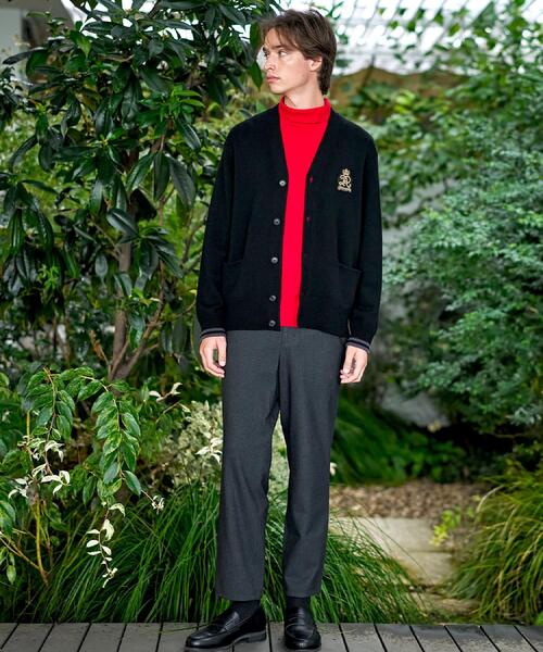 DRESSTERIOR(ドレステリア)の「ウォッシャブル エンブレムカーディガン(カーディガン/ボレロ・メンズ・ブラック/ダークグレー・90/94/92/91)」の16枚目の写真