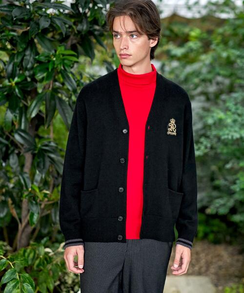 DRESSTERIOR(ドレステリア)の「ウォッシャブル エンブレムカーディガン(カーディガン/ボレロ・メンズ・ブラック/ダークグレー・90/94/92/91)」の17枚目の写真