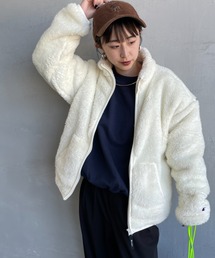 Champion（チャンピオン）の「【WEB限定】[Champion/チャンピオン] ボアフリース ジップブルゾン（ブルゾン）」