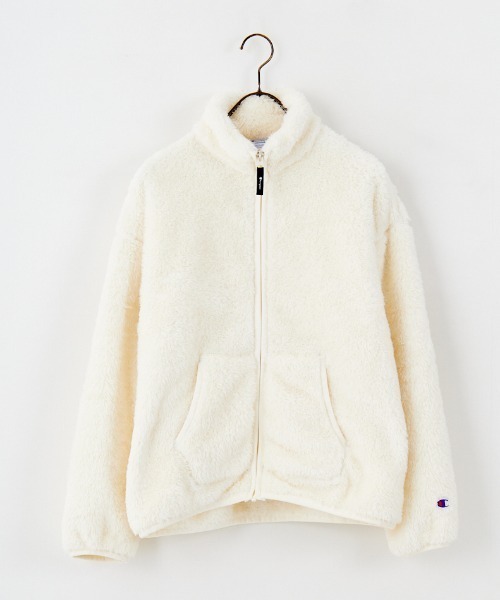 WEB限定】[Champion/チャンピオン] ボアフリース ジップブルゾン
