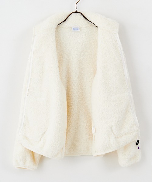 WEB限定】[Champion/チャンピオン] ボアフリース ジップブルゾン