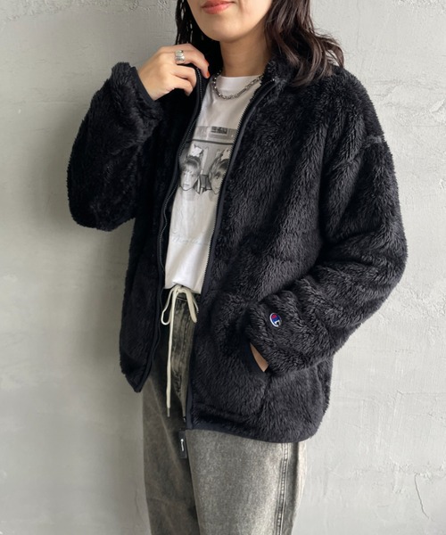 セール】【WEB限定】[Champion/チャンピオン] ボアフリース ジップ