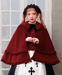 Chalmiere(シャルミエール)のフリルケープコート(ダッフルコート)