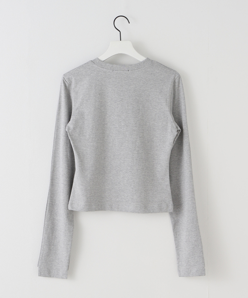 LCDC TM(エルシーディーシーティーエム)の「【Geek Office / ギークオフィス】LCDC TM / PRINTED JERSEY TOP(Tシャツ/カットソー・レディース・グレー・SMALL)」の2枚目の写真
