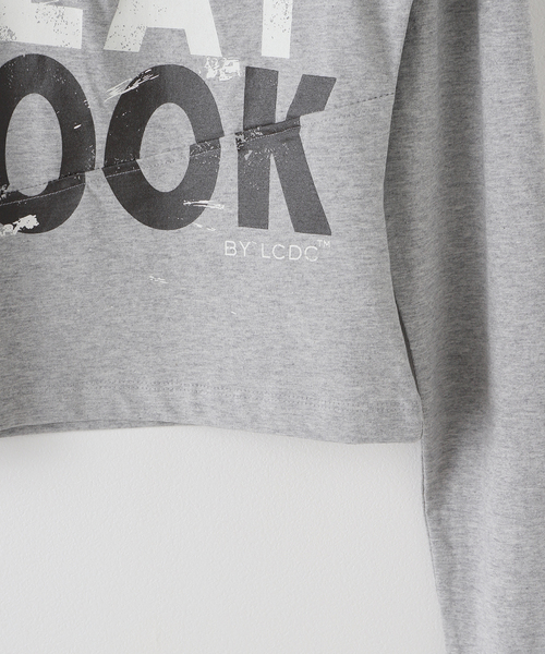 LCDC TM(エルシーディーシーティーエム)の「【Geek Office / ギークオフィス】LCDC TM / PRINTED JERSEY TOP(Tシャツ/カットソー・レディース・グレー・SMALL)」の4枚目の写真