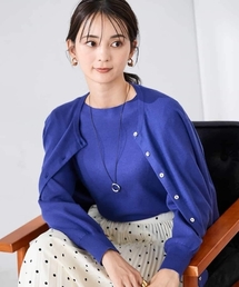 a.v.v | 【洗える】クルーネック美ラクるカーディガン(カーディガン/ボレロ)