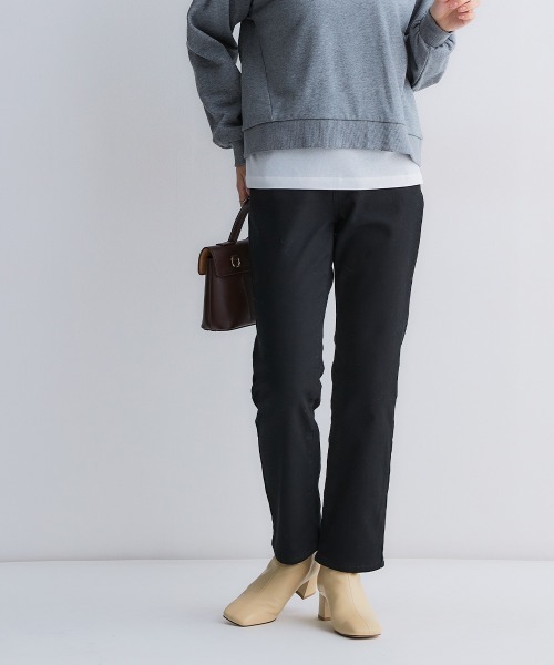 Petitjo（プッチージョ）の「小さいサイズ　裏フリースストレッチパンツ(スキニー・ストレート)　低身長さん・小柄女性（その他パンツ・レディース・グレー系/ブラック/カーキ/カーキ系1/ブラック系1・LL/PL2/PM2/PS2/PSS2/PSS1/PS1/PM1/PL1/LLP/PSS/PS/PM/PL）」の15枚目の写真