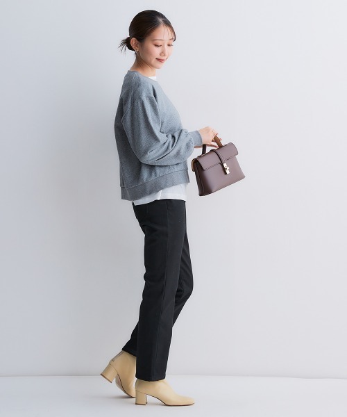 Petitjo（プッチージョ）の「小さいサイズ　裏フリースストレッチパンツ(スキニー・ストレート)　低身長さん・小柄女性（その他パンツ・レディース・グレー系/ブラック/カーキ/カーキ系1/ブラック系1・LL/PL2/PM2/PS2/PSS2/PSS1/PS1/PM1/PL1/LLP/PSS/PS/PM/PL）」の18枚目の写真