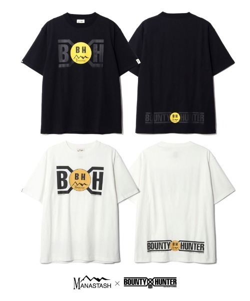BOUNTY HUNTER（バウンティーハンター）の「MANASTASH/マナスタッシュ　BOUNTY HUNTER TEE（Tシャツ/カットソー・メンズ・ホワイト/ブラック・XL/M/L）」の5枚目の写真