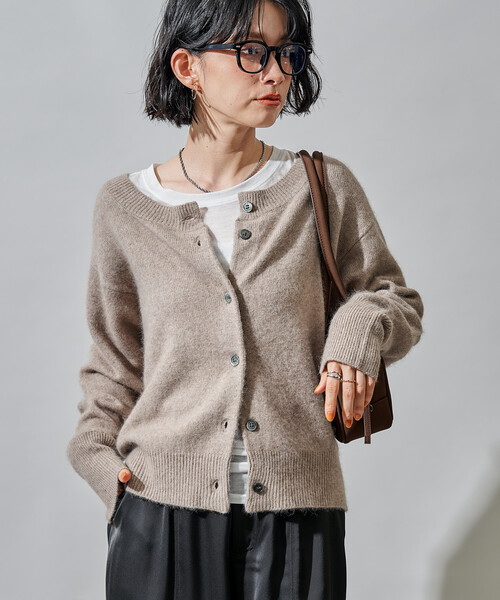 セール】ラクーン入り 2WAY ニットカーディガン（カーディガン/ボレロ