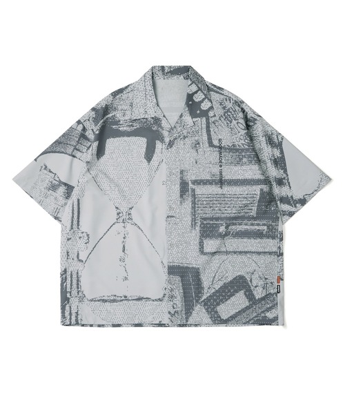 TIGHTBOOTH PRODUCTION(タイトブースプロダクション)の「GOOPiMADE x TIGHTBOOTH Sand Riot Graphic Shirt / グーピーメイド x タイトブース サンド ライオット グラフィック シャツ(シャツ/ブラウス・メンズ・ブラック/グレー/ホワイト・1/2/3)」の3枚目の写真