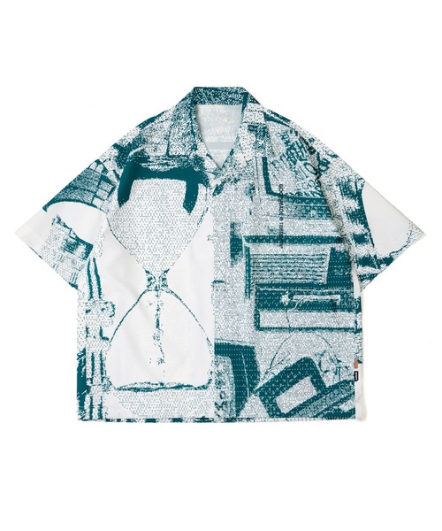 TIGHTBOOTH PRODUCTION(タイトブースプロダクション)の「GOOPiMADE x TIGHTBOOTH Sand Riot Graphic Shirt / グーピーメイド x タイトブース サンド ライオット グラフィック シャツ(シャツ/ブラウス・メンズ・ブラック/グレー/ホワイト・1/2/3)」の2枚目の写真